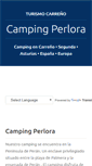 Mobile Screenshot of campingperlora.com